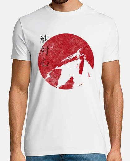 T-shirt red sun kenshin