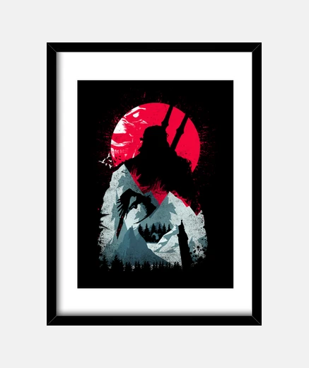 Framed Red Sunset