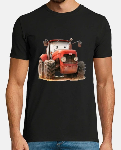 T-shirt red tractor