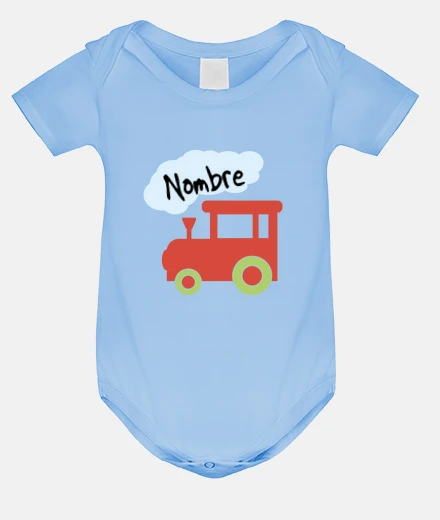 Kids red train - bodysuit