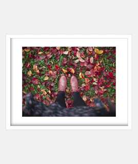 Red fall shoes