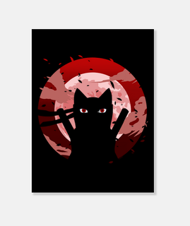 red moon ninja cat