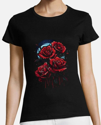 Rose flower clearance shirt