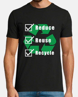 reduce reuse recycle checklist green