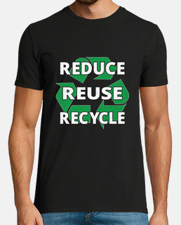 reduce reuse recycle white green grunge
