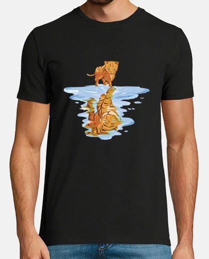 Camiseta Reflejo Tigre Gato