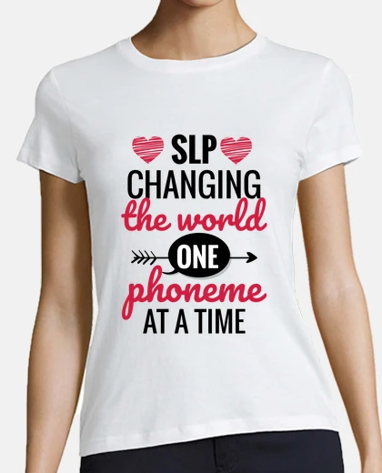T-shirt regali slp patologo del linguaggio dell