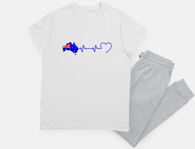 Pigiama Regalo bandiera uomo australiana
