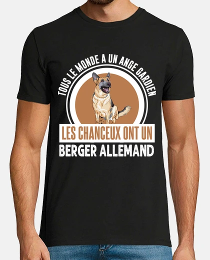 T-shirt regalo cane divertente pastore tedesco