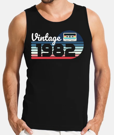 Camiseta regalo de año de nacimiento vintage 198