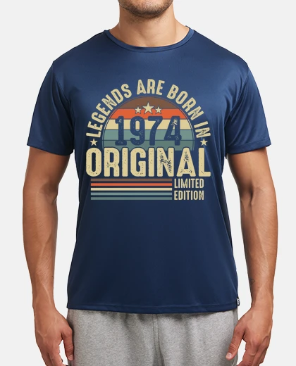 Camiseta regalo de cumpleaños vintage 1974 50 añ