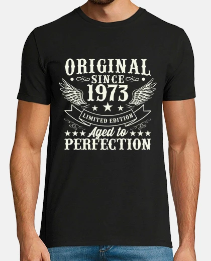 Camiseta regalo de cumpleaños vintage de 1973