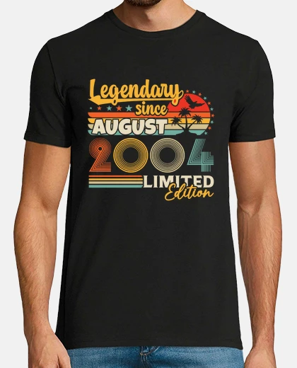 Camiseta Regalo de cumpleaños vintage de agosto 