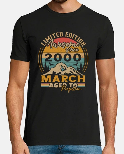 Camiseta Regalo de cumpleaños vintage de marzo d