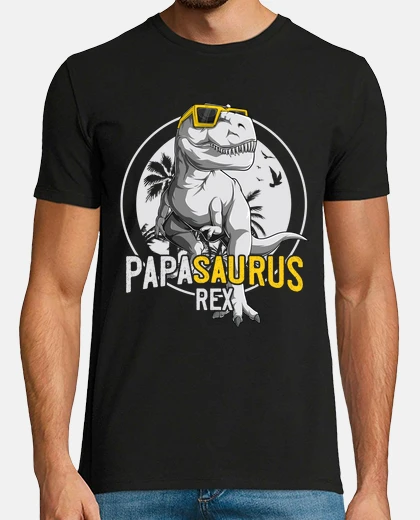 Camiseta regalo de fiesta de dinosaurio papá pap