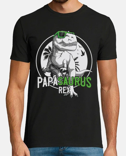 Camiseta regalo de fiesta de dinosaurio papá pap