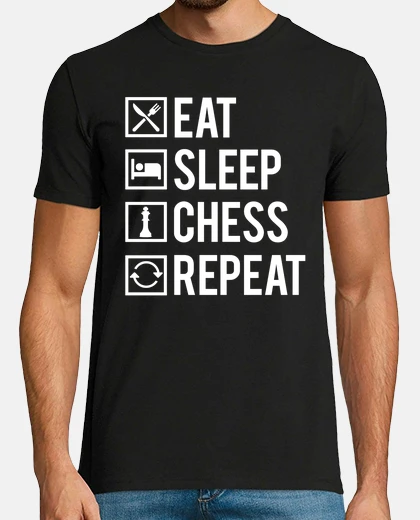 Camiseta regalo de humor del jugador de ajedrez