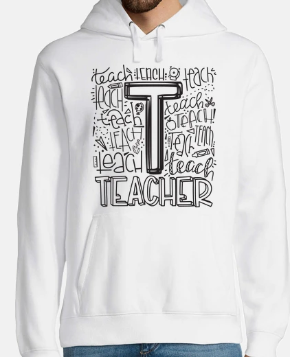 Sudadera regalo de tipografía de maestro