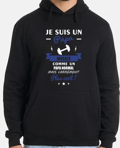 Sudadera regalo del día del padre papá musculoso