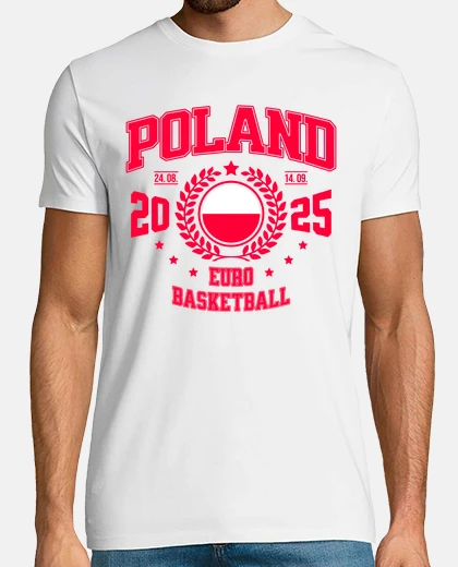 T-shirt regalo di basket polonia 2025