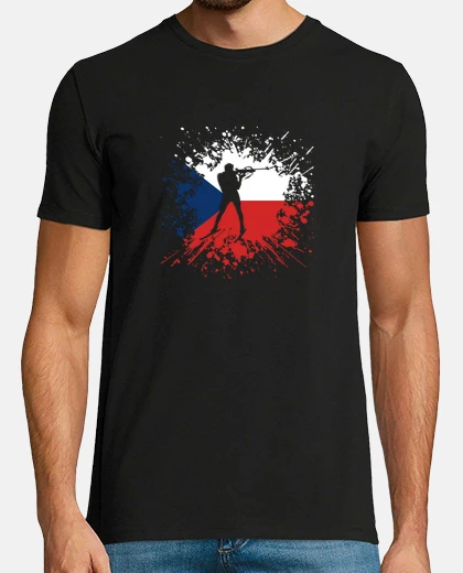 T-shirt regalo di biathlon per il torneo di appassionati di sport invernali