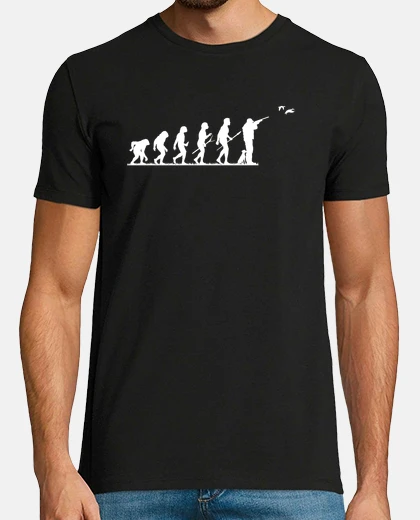 T-shirt regalo di caccia all39evoluzione della 