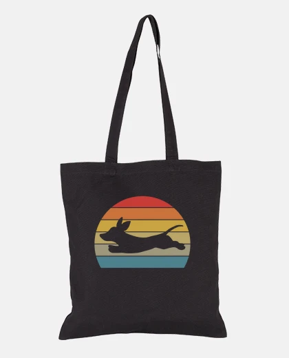 Borsa regalo di cane amore cane bassotto retr