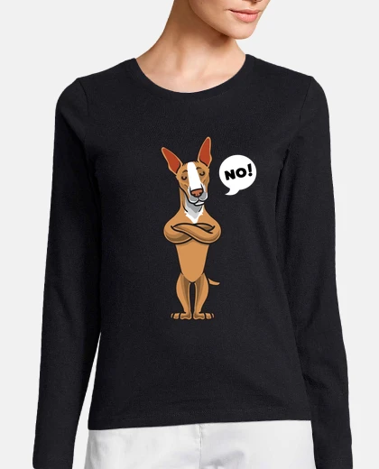 T-shirt regalo di cane podenco testardo