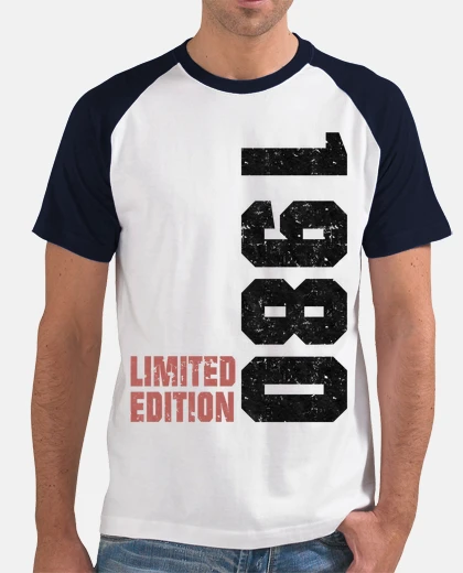 T-shirt regalo di compleanno 1980 nato
