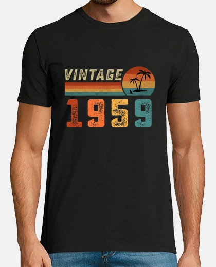 T-shirt regalo di compleanno 65 anni vintage re