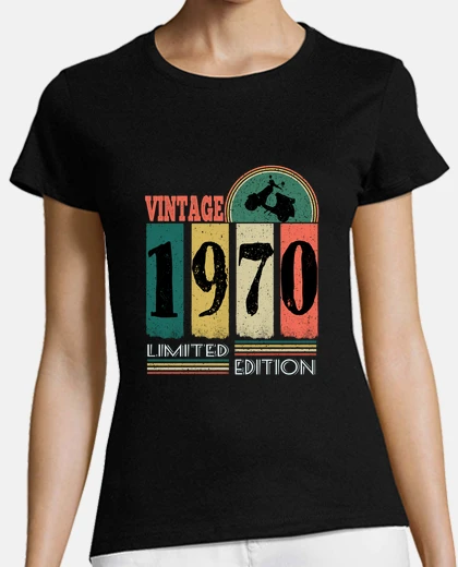 T-shirt regalo di compleanno anno di nascita 1970
