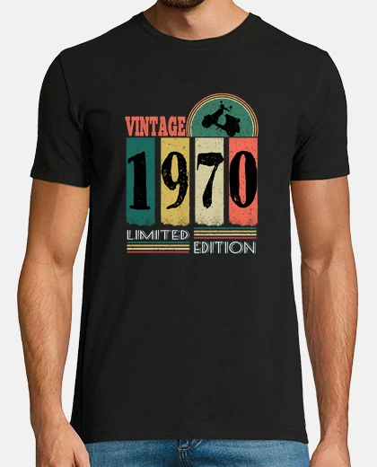T-shirt regalo di compleanno anno di nascita 1970