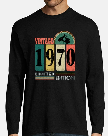 T-shirt regalo di compleanno anno di nascita 1970