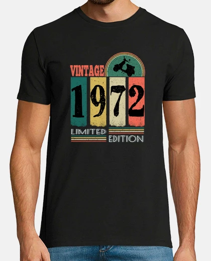 T-shirt regalo di compleanno anno di nascita 1972