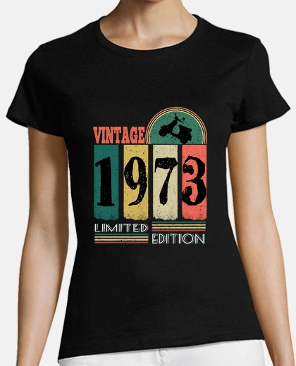 T-shirt regalo di compleanno anno di nascita 1973