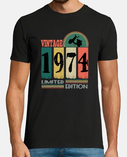 T-shirt regalo di compleanno anno di nascita 1974