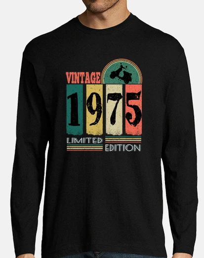 T-shirt regalo di compleanno anno di nascita 1975