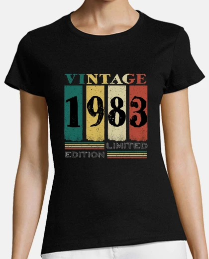 T-shirt regalo di compleanno anno di nascita 1983