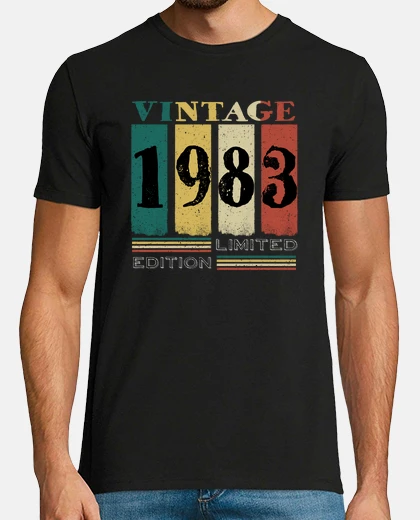 T-shirt regalo di compleanno anno di nascita 1983