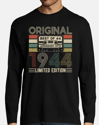 T-shirt regalo di compleanno vintage 1944 anni 