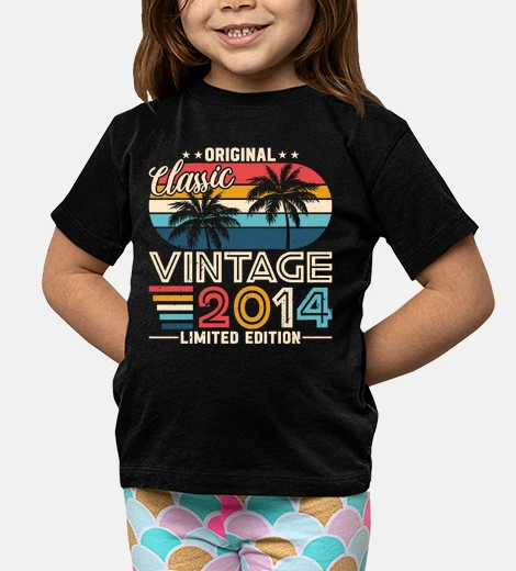 Abbigliamento regalo di compleanno vintage 2014 10 an