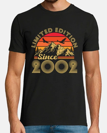 T-shirt regalo di compleanno vintage del 2002