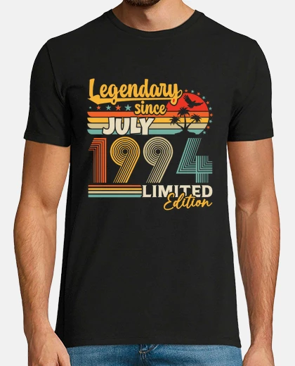 T-shirt Regalo di compleanno vintage del luglio