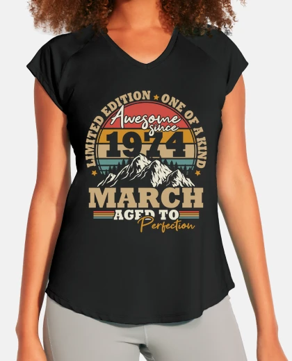 T-shirt Regalo di compleanno vintage del marzo 
