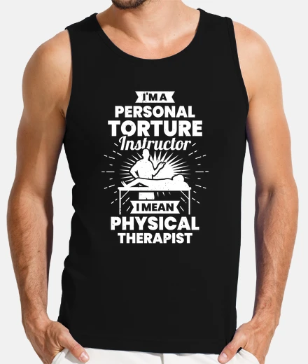 T-shirt regalo di fisioterapista divertente pt