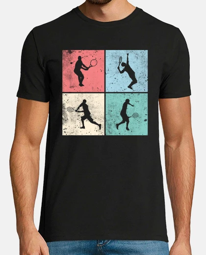 T-shirt regalo di giocatore di tennis tennis re