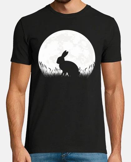 T-shirt regalo di pigiama luna coniglietto