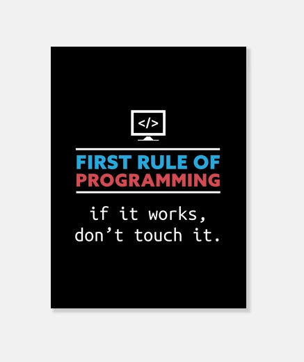 Stampa regalo di programmazione divertente per