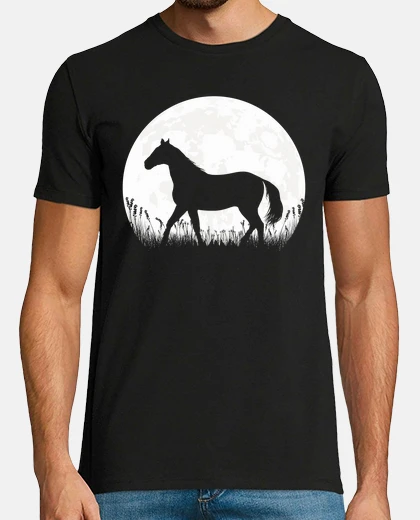 T-shirt regalo di sleepshirt cavallo luna