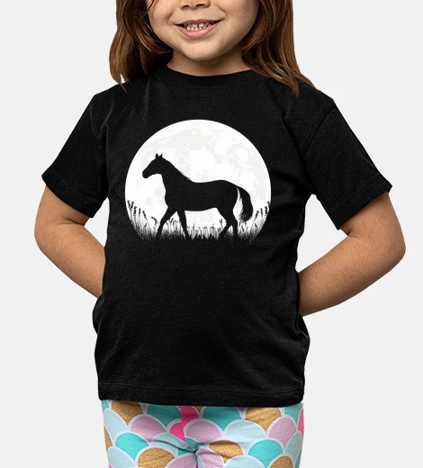 Abbigliamento regalo di sleepshirt cavallo luna